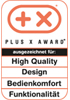 PlusX Award Quality Design Bedienkomfort Funktion
