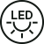 <b> LED-Beleuchtung </b><br><br> Die energieeffiziente LED-Beleuchtung dieses Gerätes garantiert stets eine optimale Sicht und sorgt für eine angenehme Raumbeleuchtung.