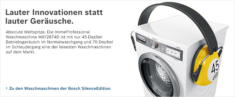 Bosch WAY2874D Stand Waschmaschine Weiß