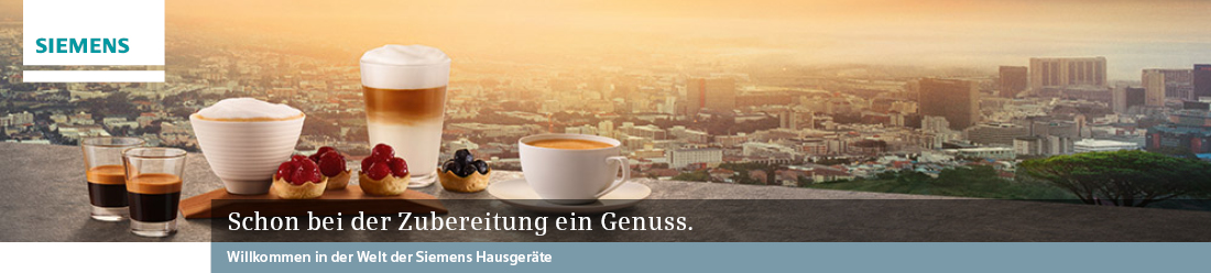 Siemens Kaffeemaschinen Online-Markenshop