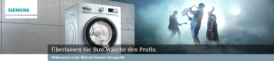 Siemens Markenshop Waschen und Trocknen