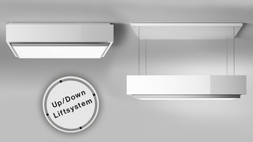 Falmec Up/Down Liftsystem: Unscheinbar oder Blickfang