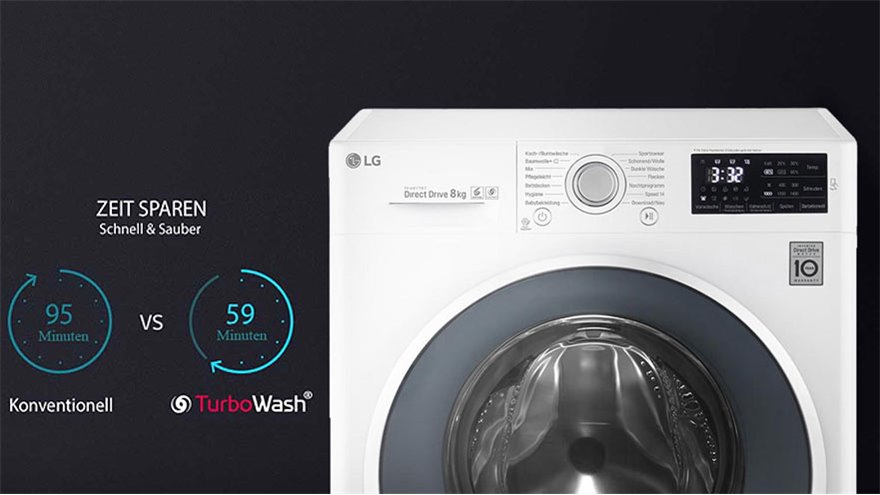 TurboWash® 59 Minuten - Waschen und Trocknen