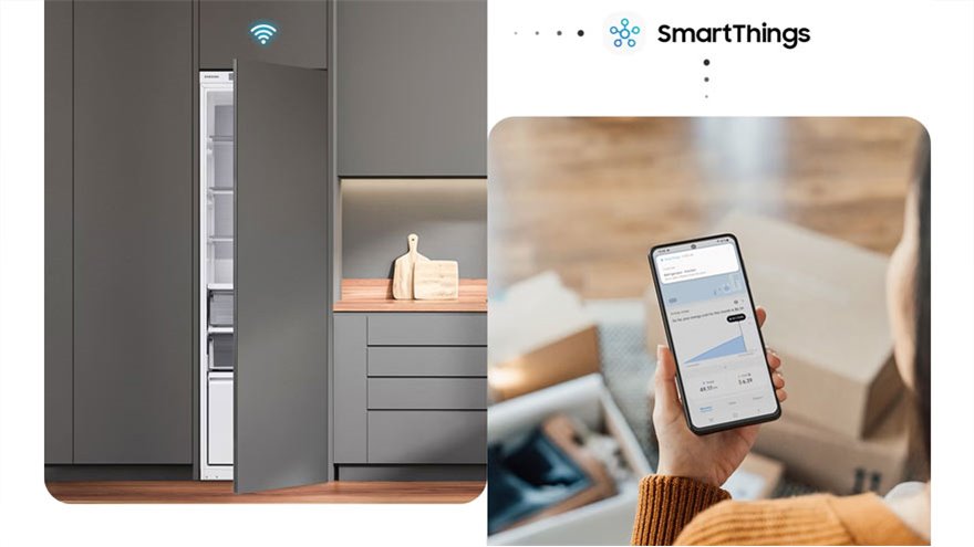 Integriertes Wi-Fi & SmartThings - Kühlen