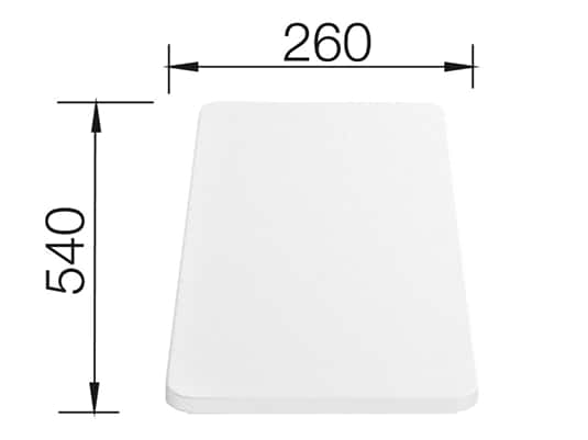 Blanco 210 521 Kunststoffschneidebrett