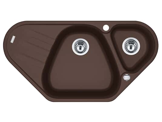 Produktabbildung Franke Antea AZG 661-E Chocolate - 114.0477.987 Granitspüle Exzenterbetätigung