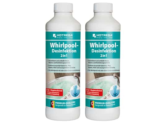Produktabbildung Hotrega H150200 Whirlpool-Desinfektion 2 in 1 - 2er Set