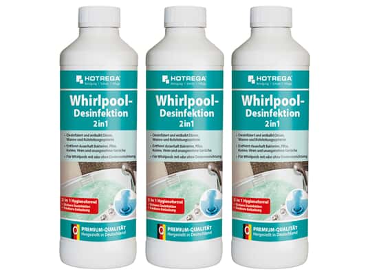 Produktabbildung Hotrega H150200 Whirlpool-Desinfektion 2 in 1 - 3er Set