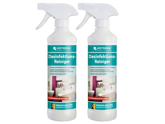 Produktabbildung Hotrega H230028 Desinfektions-Reiniger - Virenschutz - 2er Set