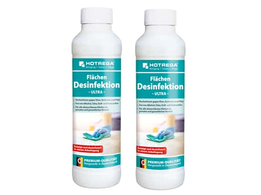 Produktabbildung Hotrega H230129 Desinfektions-Reiniger ultra - Virenschutz - 2er Set