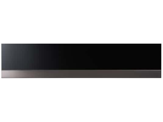 Küppersbusch CSW 6800.0 Wärmeschublade + ZC 8020 Glasfront Schwarz + Designleiste Black Chrome