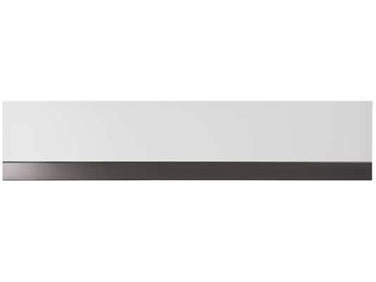 Küppersbusch CSW 6800.0 Wärmeschublade + ZC 8022 Glasfront Weiß + Designleiste Black Chrome