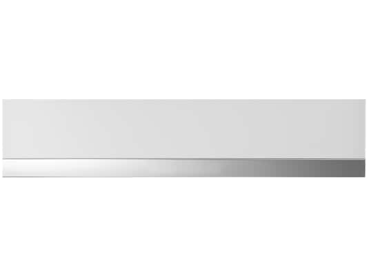 Küppersbusch CSW 6800.0 Wärmeschublade + ZC 8022 Glasfront Weiß + Designleiste Silver Chrome
