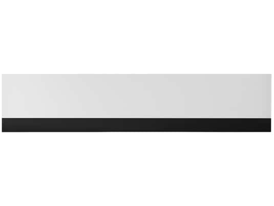 Küppersbusch CSW 6800.0 Wärmeschublade + ZC 8022 Glasfront Weiß + Designleiste Black Velvet