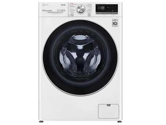 LG F4WV709P1E Waschmaschine Weiß/Schwarz