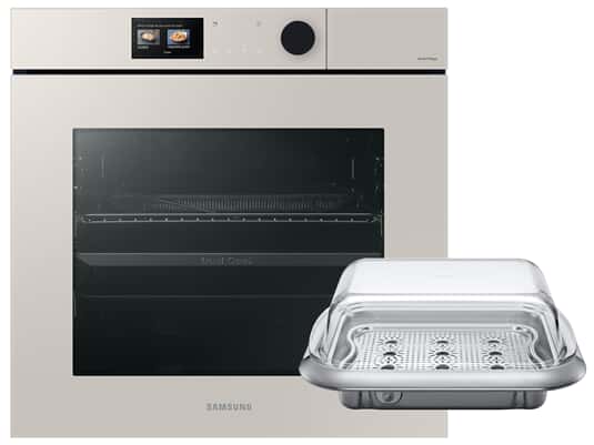 Produktabbildung Samsung Bespoke NV7B7997ADA/U1 Dual Cook Pyrolyse Dampfbackofen Satin Beige - Serie 7