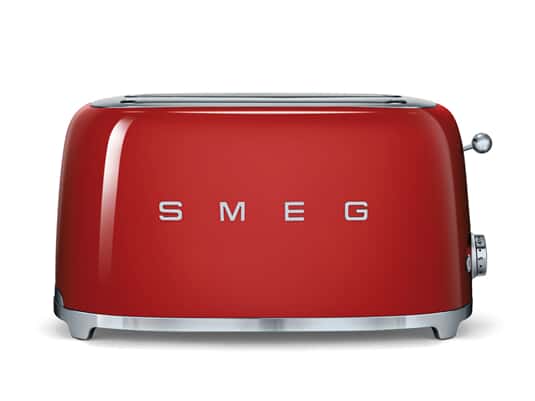 Smeg TSF02RDEU 4-Scheiben-Toaster Rot