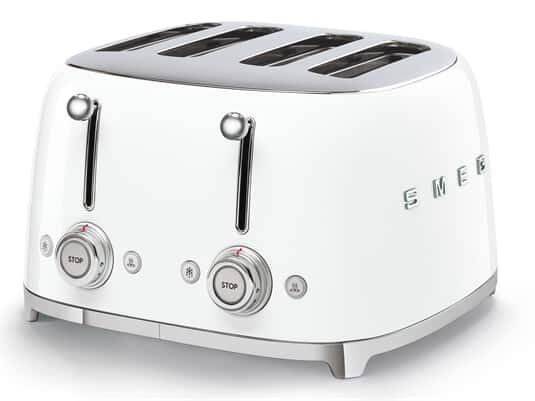 Produktabbildung Smeg TSF03WHEU 4-Schlitz-Toaster Weiß