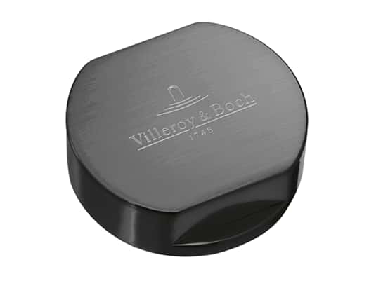 Produktabbildung: Villeroy & Boch 9405 25 03 Abdeckkappe für Doppeldrehgriff Anthracite