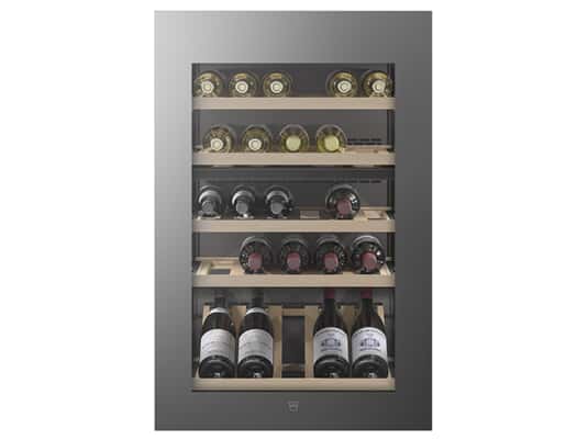 Produktabbildung V-ZUG Winecooler V4000 90 -  5110200025 Einbau Weinkühlschrank Spiegelglas Platinum