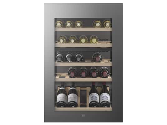 Produktabbildung V-ZUG Winecooler V4000 90 -  5110200026 Einbau Weinkühlschrank Spiegelglas Platinum