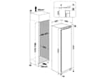 Bauknecht KSI 18GF2 P0 Einbaukühlschrank mit Gefrierfach Maßskizze 1