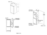 Bosch KIL42NSE0 Einbaukühlschrank Maßskizze 1