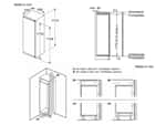 Bosch KIL82ADD0 Einbaukühlschrank mit Gefrierfach Maßskizze 1