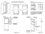 Bosch KIR21VFE0 Einbaukühlschrank Maßskizze 1
