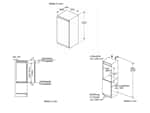 Bosch KIR41VFE0 Einbaukühlschrank Maßskizze 1