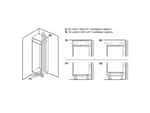 Bosch KIR41VFE0 Einbaukühlschrank Maßskizze 2