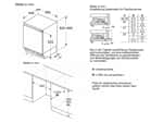 Bosch KUL22ADD0 Unterbau-Kühlschrank mit Gefrierfach Maßskizze 1