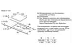 Bosch PUE61RBB6E Induktionskochfeld autark Maßskizze 1