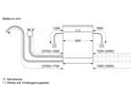 Bosch SMV41D10EU Vollintegrierter Einbaugeschirrspüler Maßskizze 1