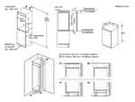 Neff KI1311SE0 Einbau-Kühlschrank Maßskizze 1