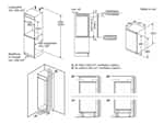 Neff KI1312FE0 Einbau-Kühlschrank Maßskizze 1