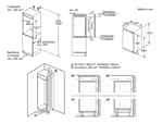 Neff KI2322FE0 Einbau-Kühlschrank Maßskizze 1