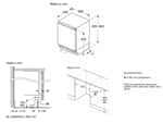 Neff KU2222FD0 Unterbaukühlschrank mit Gefrierfach Maßskizze 1