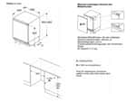 Neff KU2223DD0 Unterbaukühlschrank mit Gefrierfach Maßskizze 1