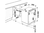 Privileg PRC 8VS1 Unterbaukühlschrank Maßskizze 1