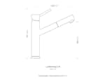 Schock Altos Puro - 529120PUR Hochdruckarmatur Maßskizze 1