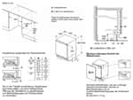 Siemens KU22LADD0 Unterbaukühlschrank mit Gefrierfach Maßskizze 1