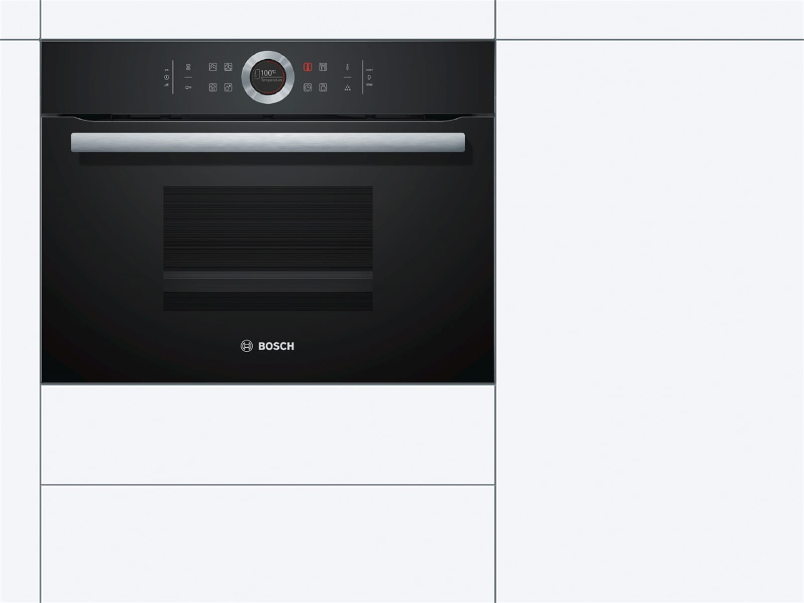 Bosch CDG634BB1 Kompakt Dampfgarer Schwarz