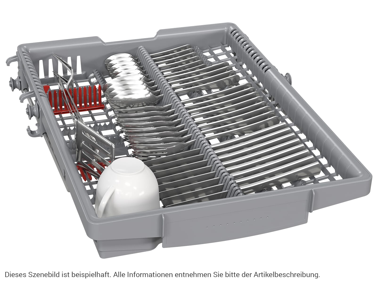 Besteckschublade Bosch SPI2HMS42E Teilintegrierbarer Einbaugeschirrspüler