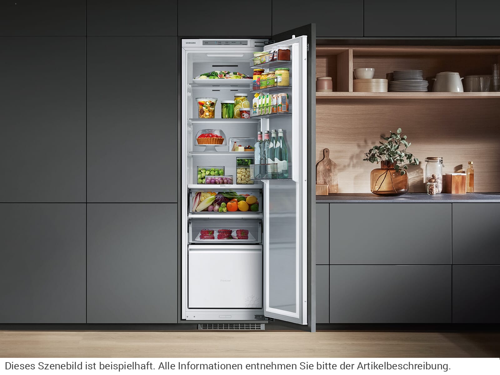 Einbaukühlschrank BRD27723EWW/EG Samsung mit Gefrierfach