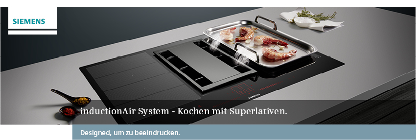 Siemens Tischlüfter Kochfeldabzug – inductionAir System