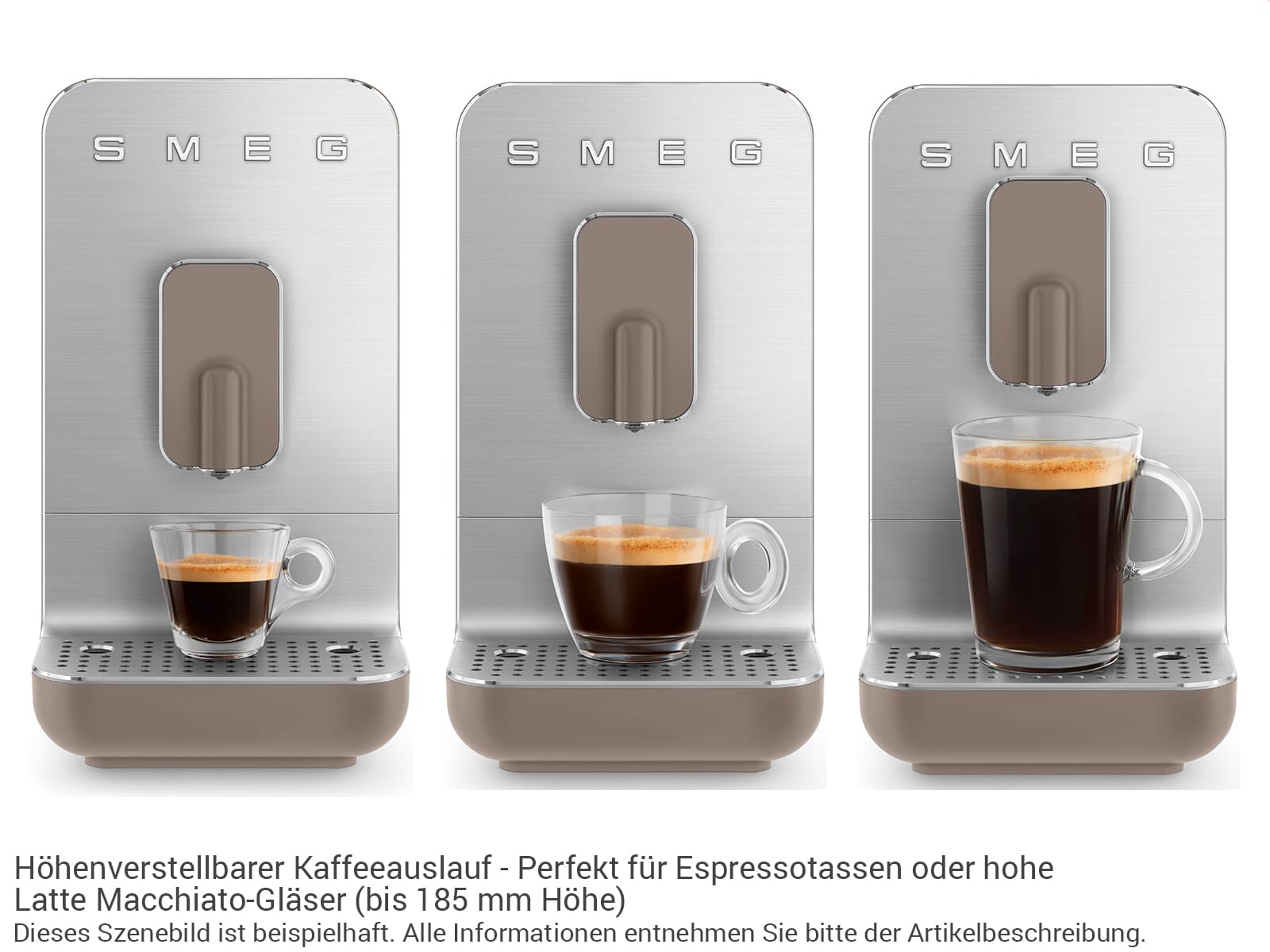 BCC01TPMEU Taupe Espresso-Kaffeevollautomat Smeg